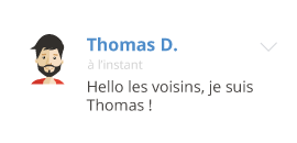 J'accède à mon fil d'actualité et je publie mon premier message.